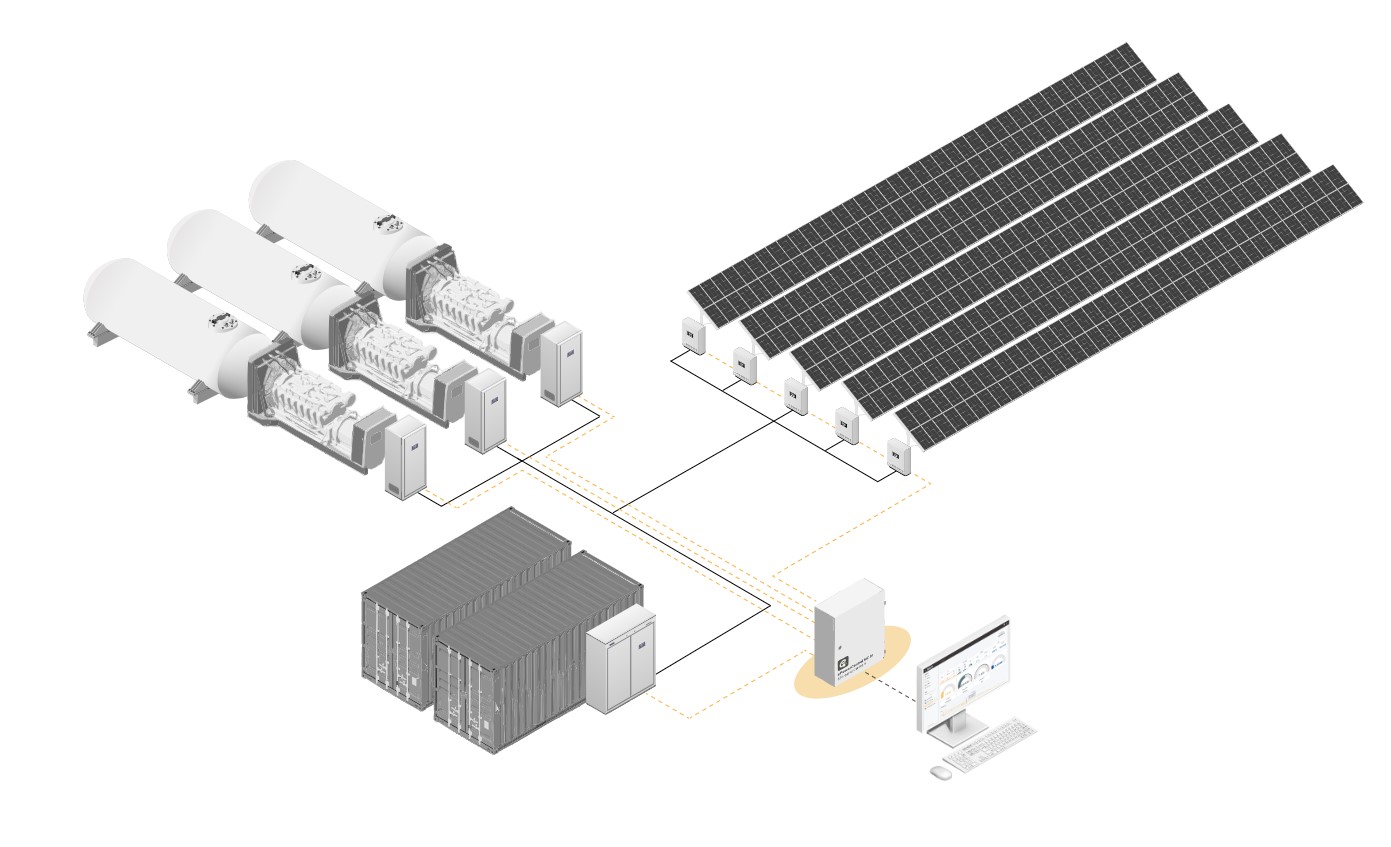 Solar-Diesel Hybrid Power System Design